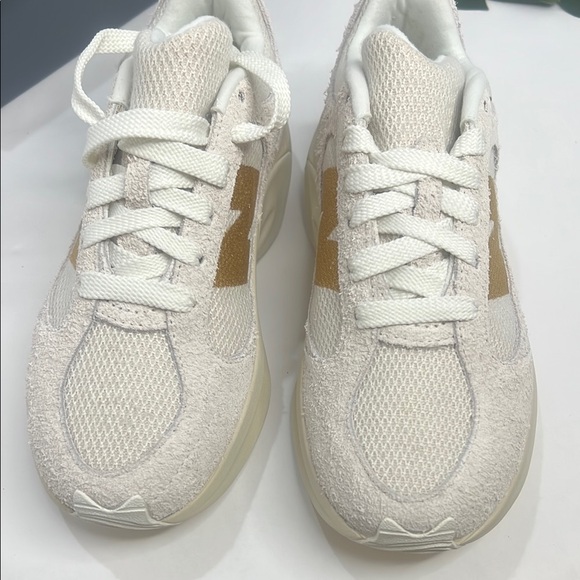 Brand New Women's Cream and Tan Sneakers - Picture 5 of 5